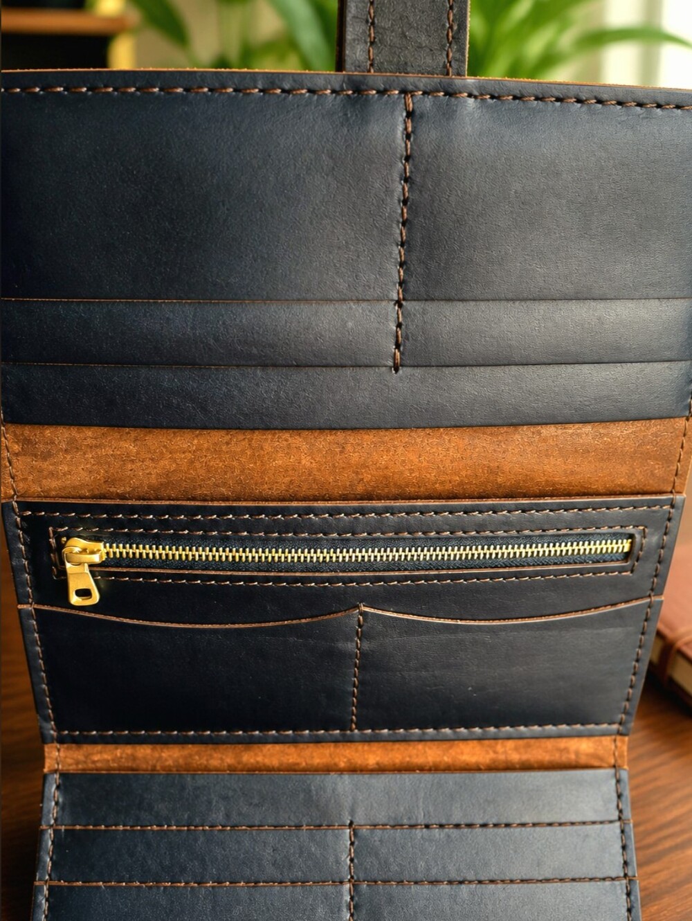Portland Leather Goods Women's Tri-fold Wallet - Picture 5 of 8